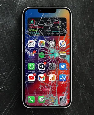 Broken Screen Wallpaper 4K HD Screenshot 0