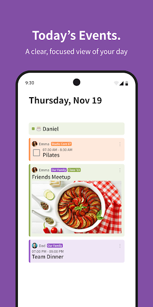 Rata - Shared Calendar Screenshot 1