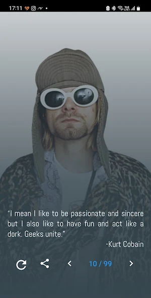 Kurt Cobain Quotes and Lyrics Screenshot 1