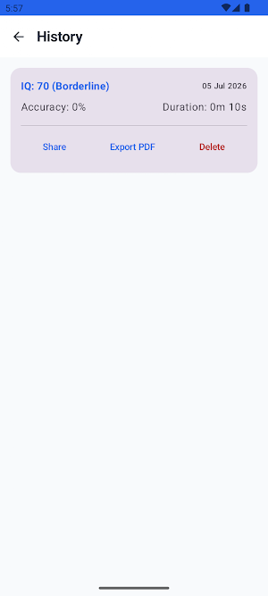 IQ Test Online Screenshot 2