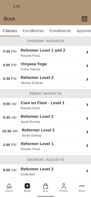 Centric Movement Clinic Screenshot 1