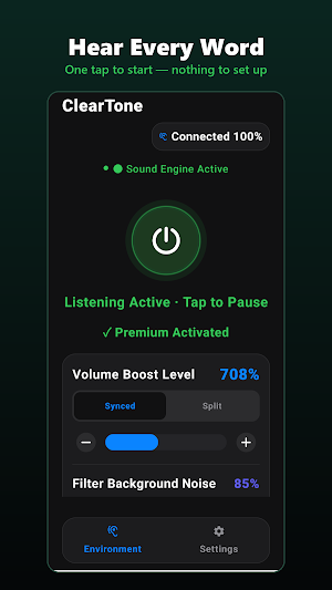 ClearTone: Hearing Amplifier Screenshot 1