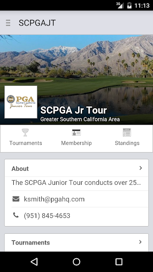 SCPGA Junior Tour Screenshot 0