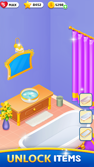 3 Tiles Match: Interior Decor Screenshot 1