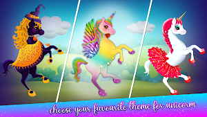 Unicorn Dress Up: Makeup Games Screenshot 3
