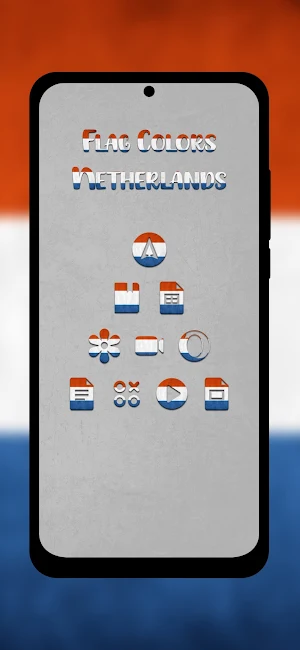 Netherlands- Flag Colors Icons Screenshot 3