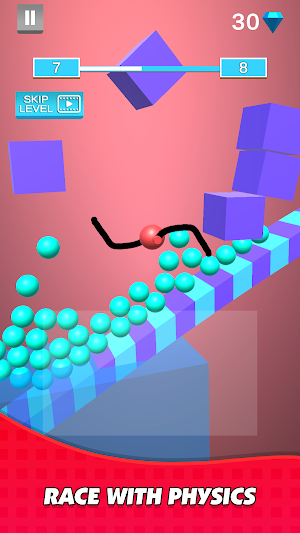 Physics Climber : Line Racing Screenshot 1