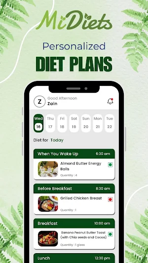 MiDiets: Fitness & Diet Plans Screenshot 1