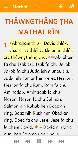 Bawm Bible Screenshot 2