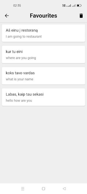 Lithuanian  English Translator Screenshot 3