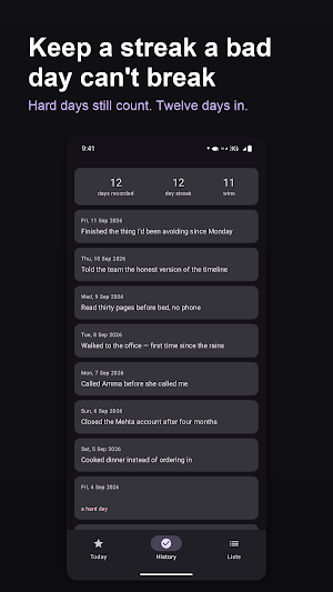 Daybook — Daily Win Journal Screenshot 0