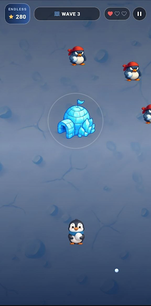 Penguin Snow Battle Screenshot 2
