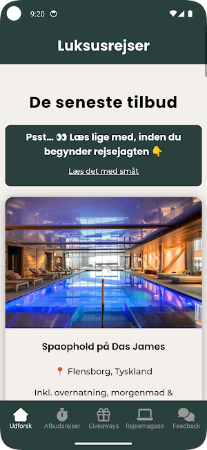 Luksusrejser Screenshot 0