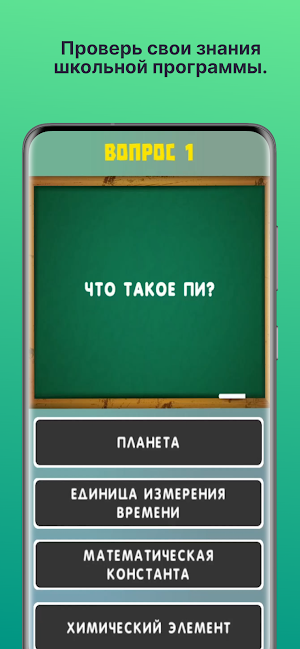 Школьная программа. Тест. Screenshot 0