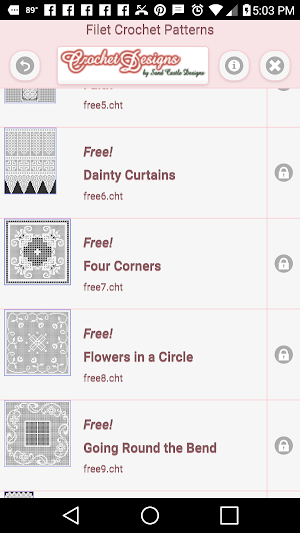 Filet Crochet Patterns Screenshot 1