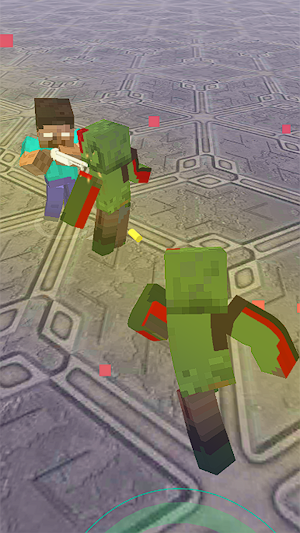 Herobrine vs Zombies 3D Screenshot 1