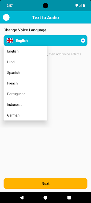 Ubah Suara Efek Lucu Screenshot 1