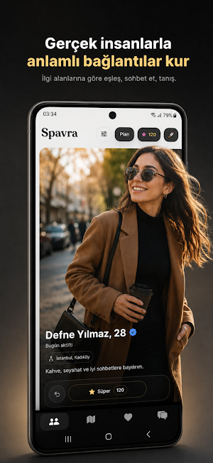 Spavra: Flört, Sohbet & Eşleş Screenshot 3