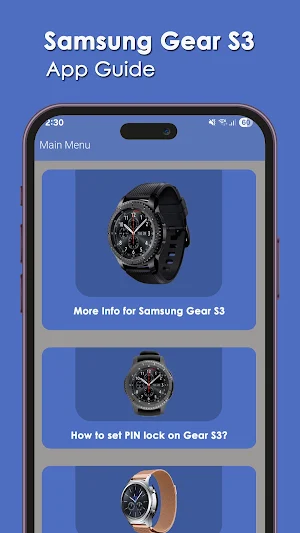 Samsung Gear S3 App Guide Screenshot 0