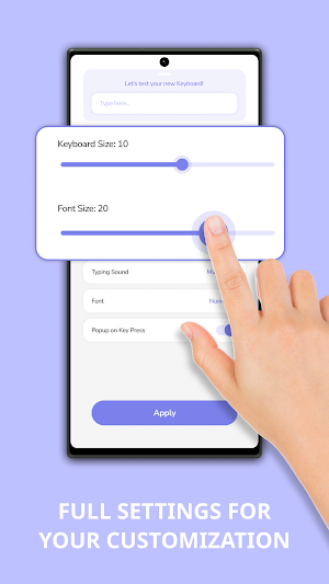 Keyboard Themes: Font & Emoji Screenshot 3