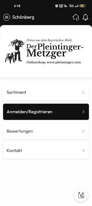 Pleintinger Bestell-App Screenshot 2