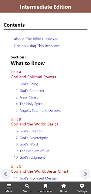 The Bible Unpacked Screenshot 2