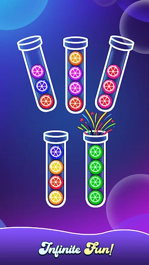 Color Sort: Candy Ball Puzzle Screenshot 3