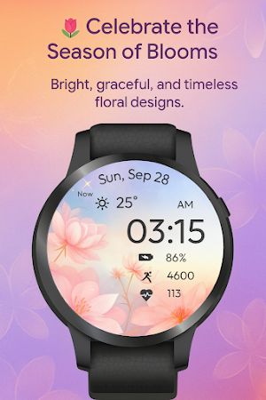 Spring Garden WatchFace Screenshot 0
