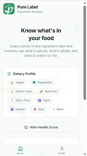 Pure Label Screenshot 0