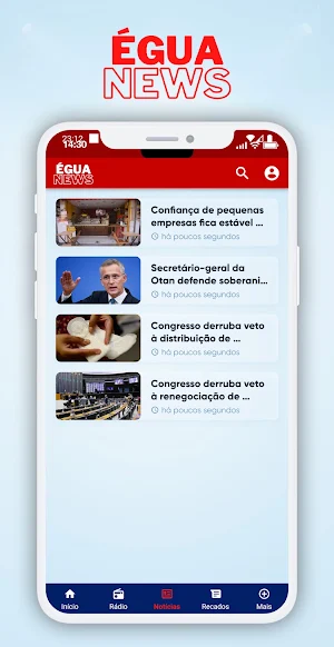 Égua News Screenshot 2
