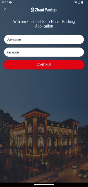 Ziraat Bank Kosova Mobile Screenshot 1
