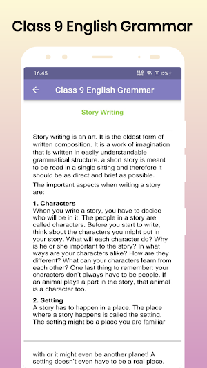Class 9 English Grammar Notes Screenshot 3
