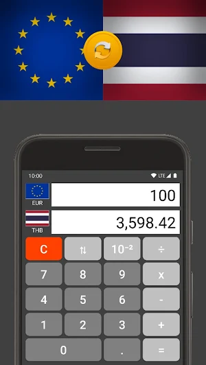 Euro / Thai Baht Screenshot 0