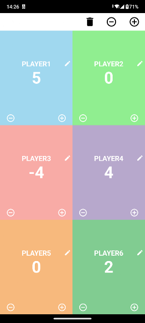 Multi Scoreboard Screenshot 1