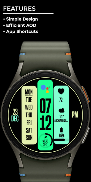 Night 76 - watch face Screenshot 1