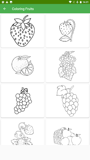 Sweet Fruit Coloring Screenshot 2