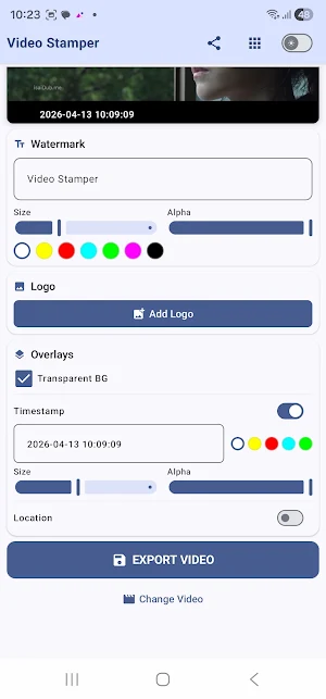 Video Watermark Logo Encoder Screenshot 2