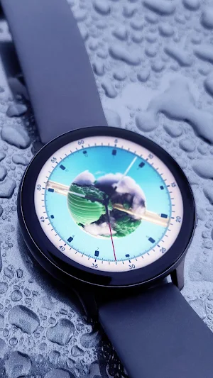 Abstract Green Watch Face Screenshot 0