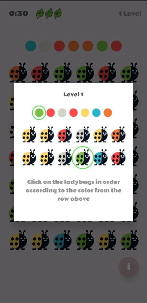 Ladybug Tap&Match Screenshot 2