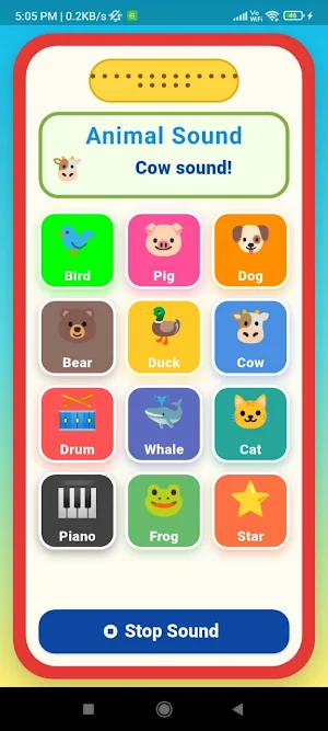 Animal Sound Kids Phone Screenshot 1