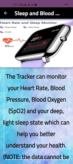 KALINCO Smart Watch guide Screenshot 2