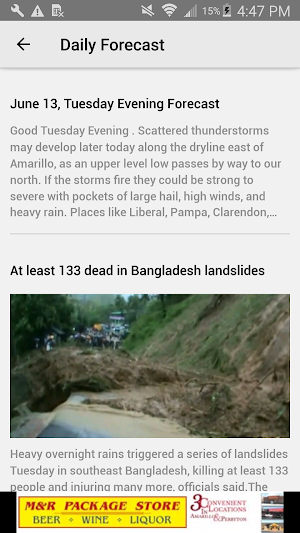 KAMR Local4 Weather Screenshot 2