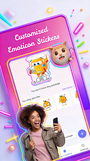 Cute Emoji Maker Screenshot 1