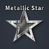 Metallic Star Wallpaper