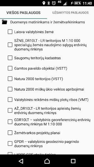 Geoportal.lt Screenshot 1