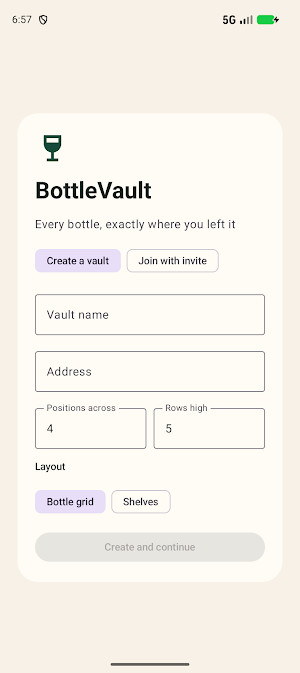 BottleVault Screenshot 0