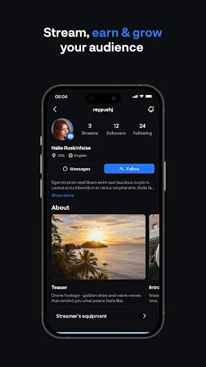 WeeVu: Live Stream Marketplace Screenshot 0