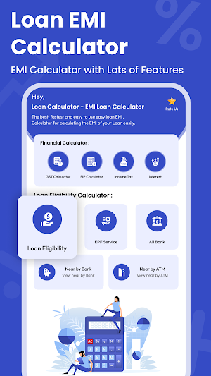 Easy EMI Loan Calculator Screenshot 0
