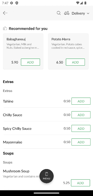 Yara Restaurant Screenshot 2