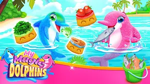 My Dolphin Care - Baby Dolphin Twins Pet Care Screenshot 0